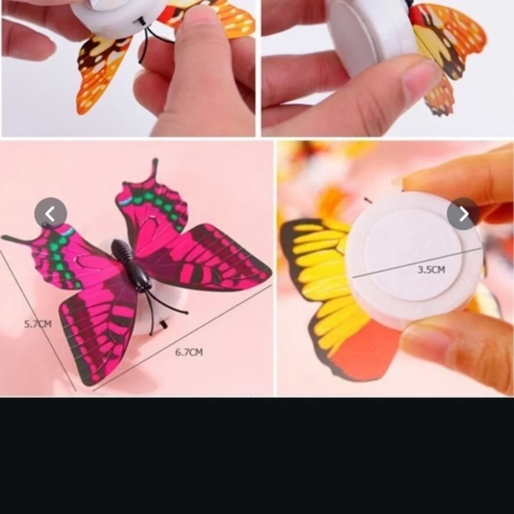 Butterfly battery operated tea lights